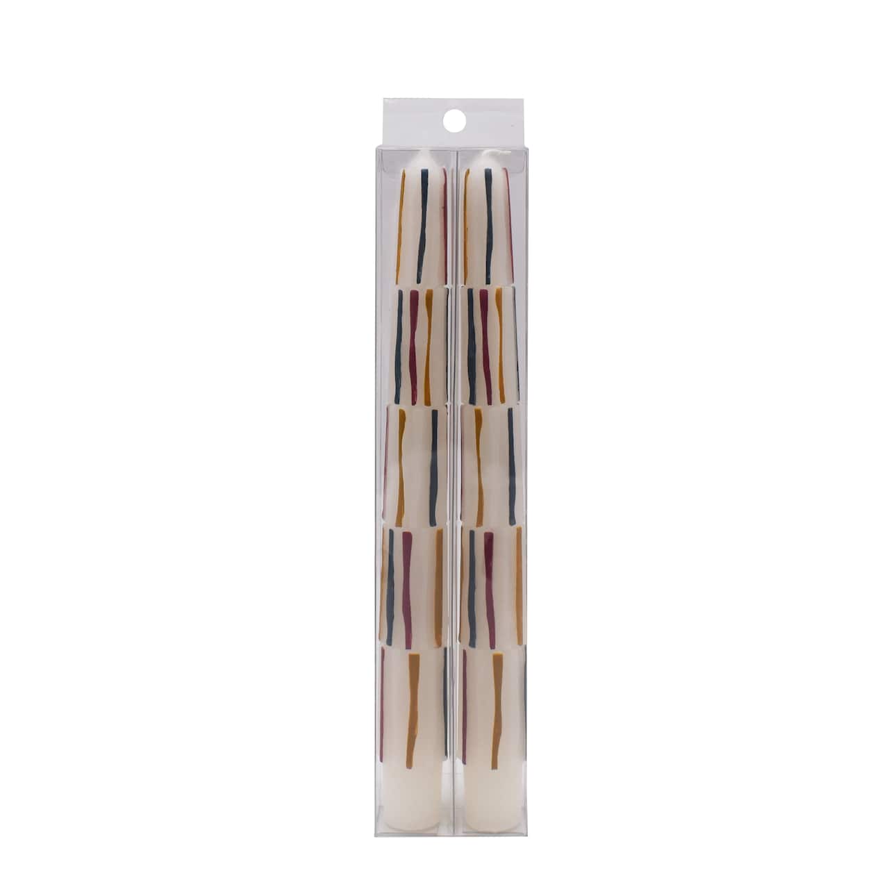 10" Boho Stripes Taper Candles, 2ct. by Ashland®
